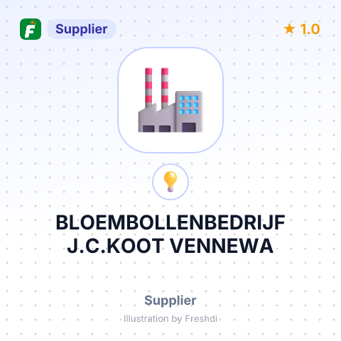 BLOEMBOLLENBEDRIJF J.C.KOOT VENNEWA – summary card, no photo uploaded yet