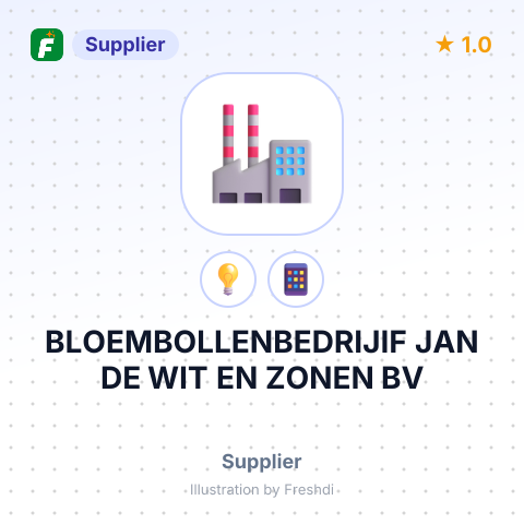 BLOEMBOLLENBEDRIJIF JAN DE WIT EN ZONEN BV – summary card, no photo uploaded yet