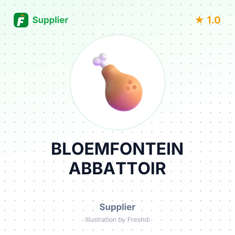 BLOEMFONTEIN ABBATTOIR – summary card, no photo uploaded yet