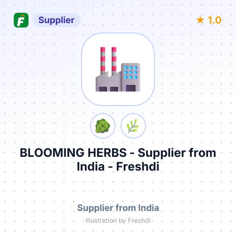 BLOOMING HERBS – summary card, no photo uploaded yet