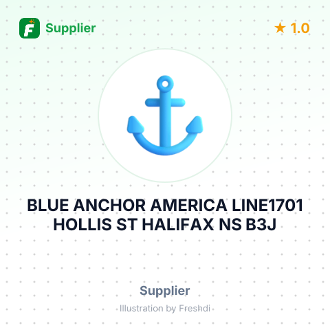 BLUE ANCHOR AMERICA LINE1701 HOLLIS ST HALIFAX NS B3J – summary card, no photo uploaded yet