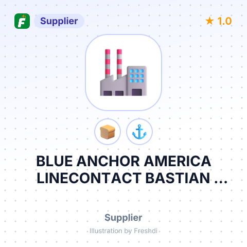 BLUE ANCHOR AMERICA LINECONTACT BASTIAN BUCK – summary card, no photo uploaded yet