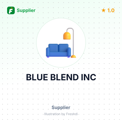 BLUE BLEND INC – summary card, no photo uploaded yet