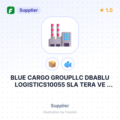BLUE CARGO GROUPLLC DBABLU LOGISTICS10055 SLA TERA VE SUITE – summary card, no photo uploaded yet