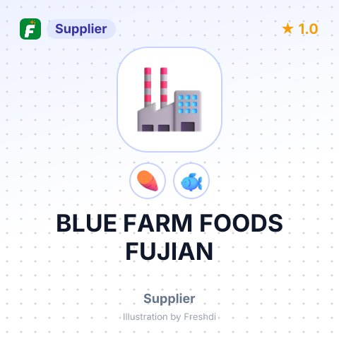 BLUE FARM FOODS FUJIAN – summary card, no photo uploaded yet