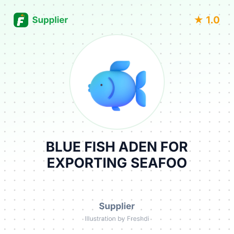 BLUE FISH ADEN FOR EXPORTING SEAFOO – summary card, no photo uploaded yet