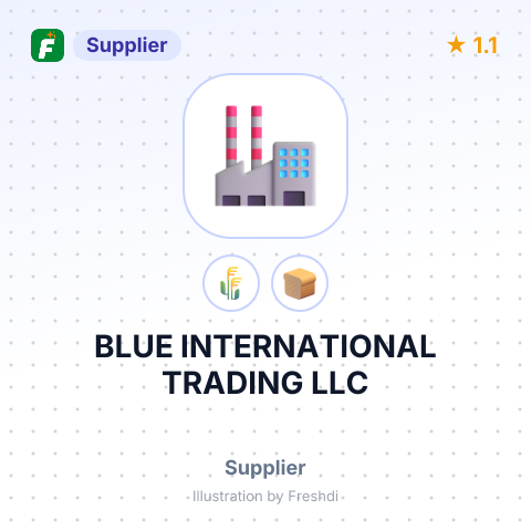 BLUE INTERNATIONAL TRADING LLC – summary card, no photo uploaded yet