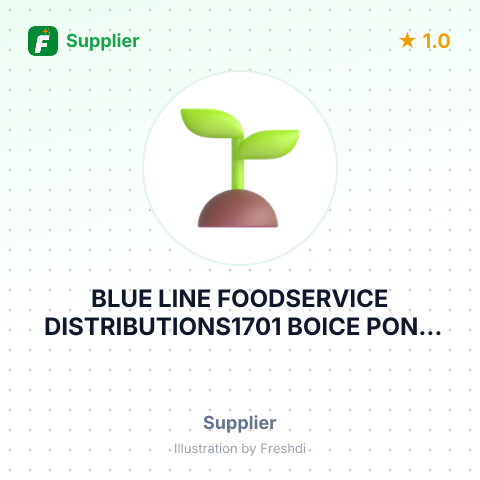 BLUE LINE FOODSERVICE DISTRIBUTIONS1701 BOICE POND RD. SUITE – summary card, no photo uploaded yet