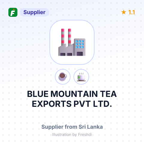 BLUE MOUNTAIN TEA EXPORTS PVT LTD. – summary card, no photo uploaded yet