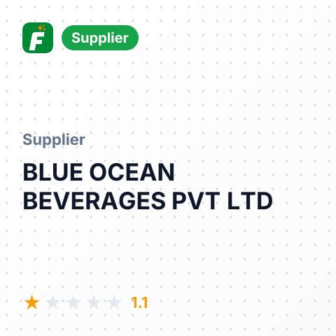 BLUE OCEAN BEVERAGES PVT LTD – summary card, no photo uploaded yet
