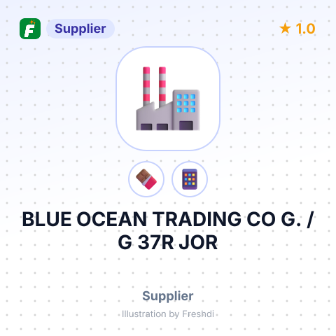 BLUE OCEAN TRADING CO G. /G 37R JOR – summary card, no photo uploaded yet