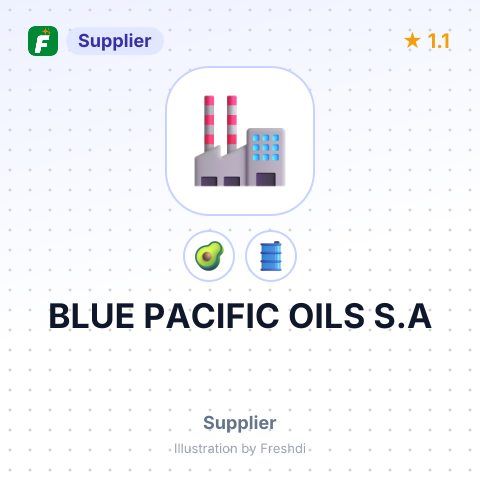 BLUE PACIFIC OILS S.A – summary card, no photo uploaded yet