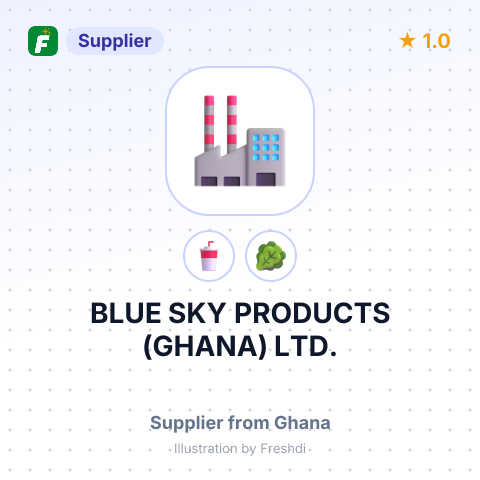 BLUE SKY PRODUCTS (GHANA) LTD. – summary card, no photo uploaded yet