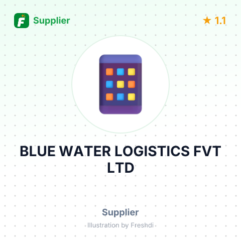 BLUE WATER LOGISTICS FVT LTD – summary card, no photo uploaded yet