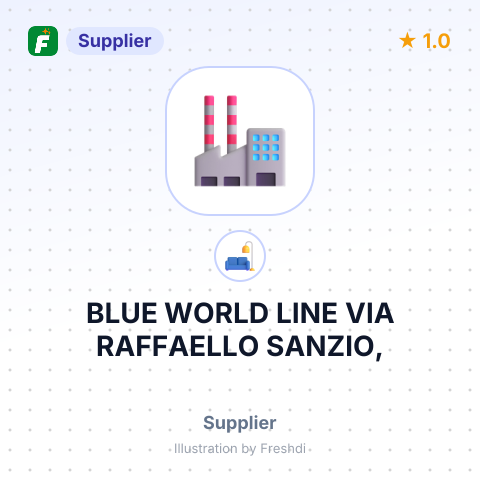 BLUE WORLD LINE VIA RAFFAELLO SANZIO, – summary card, no photo uploaded yet