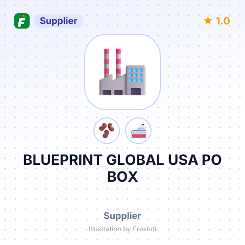 BLUEPRINT GLOBAL USA PO BOX – summary card, no photo uploaded yet