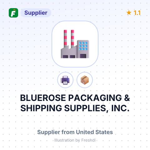 BLUEROSE PACKAGING & SHIPPING SUPPLIES, INC. – summary card, no photo uploaded yet