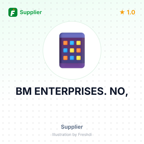 BM ENTERPRISES. NO, – summary card, no photo uploaded yet