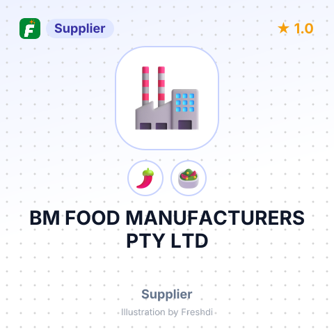 BM FOOD MANUFACTURERS PTY LTD – summary card, no photo uploaded yet