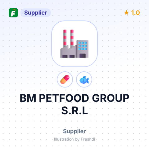 BM PETFOOD GROUP S.R.L – summary card, no photo uploaded yet