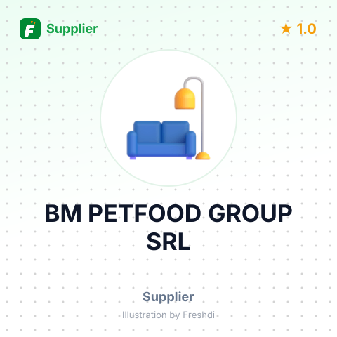 BM PETFOOD GROUP SRL – summary card, no photo uploaded yet