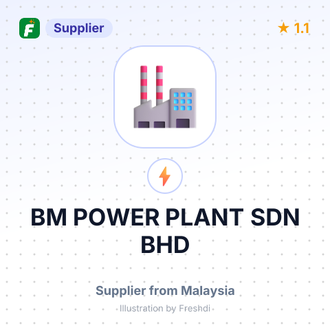 BM POWER PLANT SDN BHD – summary card, no photo uploaded yet