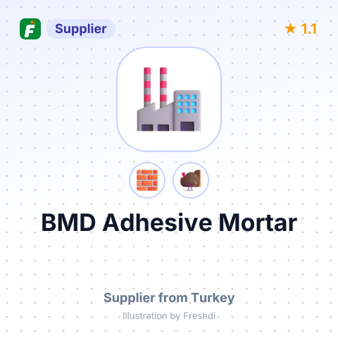 BMD Adhesive Mortar – summary card, no photo uploaded yet