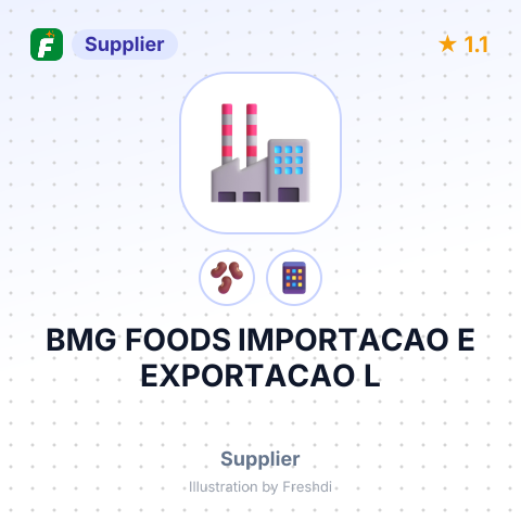 BMG FOODS IMPORTACAO E EXPORTACAO L – summary card, no photo uploaded yet