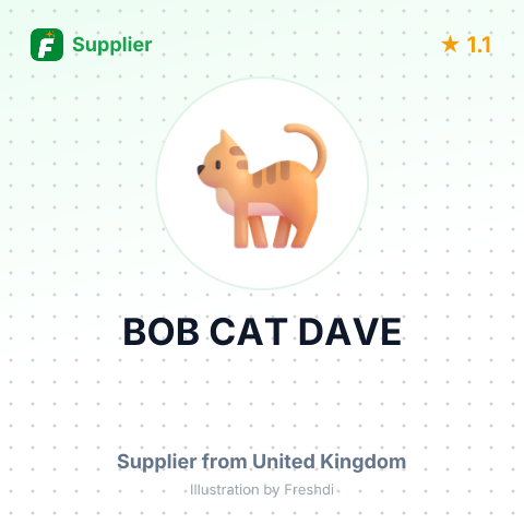BOB CAT DAVE – summary card, no photo uploaded yet