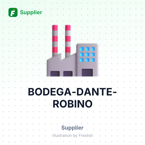 BODEGA DANTE ROBINO – summary card, no photo uploaded yet