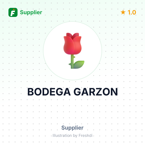 BODEGA GARZON – summary card, no photo uploaded yet