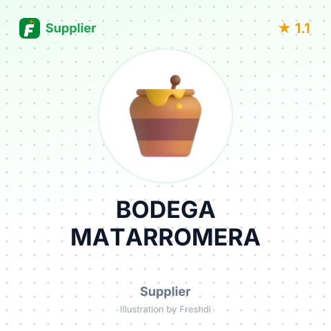 BODEGA MATARROMERA – summary card, no photo uploaded yet