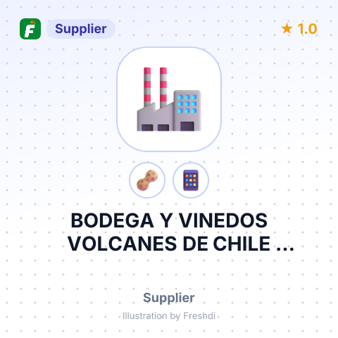 BODEGA Y VINEDOS VOLCANES DE CHILE LIMITADA – summary card, no photo uploaded yet