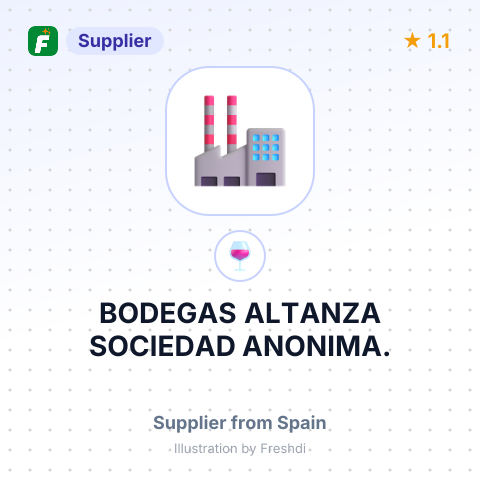 BODEGAS ALTANZA SOCIEDAD ANONIMA. – summary card, no photo uploaded yet