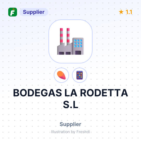 BODEGAS LA RODETTA S.L – summary card, no photo uploaded yet