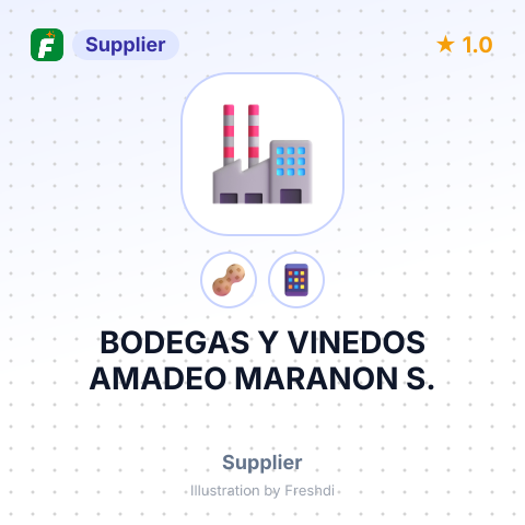 BODEGAS Y VINEDOS AMADEO MARANON S. – summary card, no photo uploaded yet