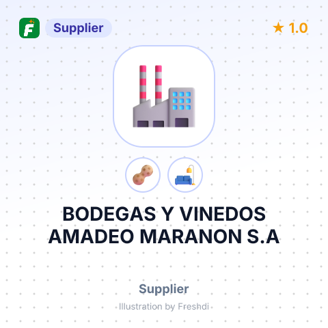 BODEGAS Y VINEDOS AMADEO MARANON S.A – summary card, no photo uploaded yet