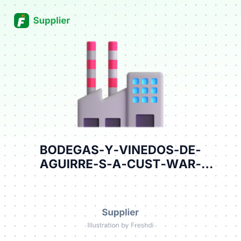 BODEGAS Y VINEDOS DE AGUIRRE S.A. CUST. WAR. GIRTEKOS LOGISTIKA OLAINES PAG.,RIGAS RAJ., LATVIA – summary card, no photo uploaded yet