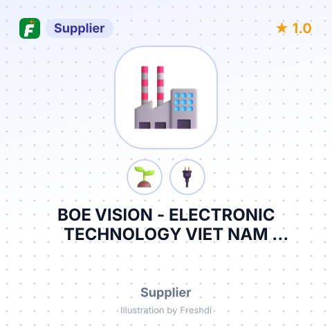 BOE VISION - ELECTRONIC TECHNOLOGY VIET NAM COMPANY LIMITED – summary card, no photo uploaded yet