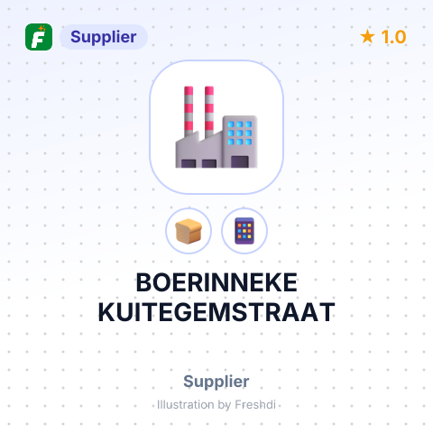 BOERINNEKE KUITEGEMSTRAAT – summary card, no photo uploaded yet