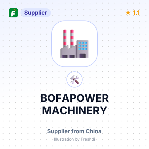 BOFAPOWER MACHINERY – summary card, no photo uploaded yet