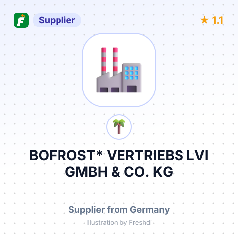 BOFROST* VERTRIEBS LVI GMBH & CO. KG – summary card, no photo uploaded yet