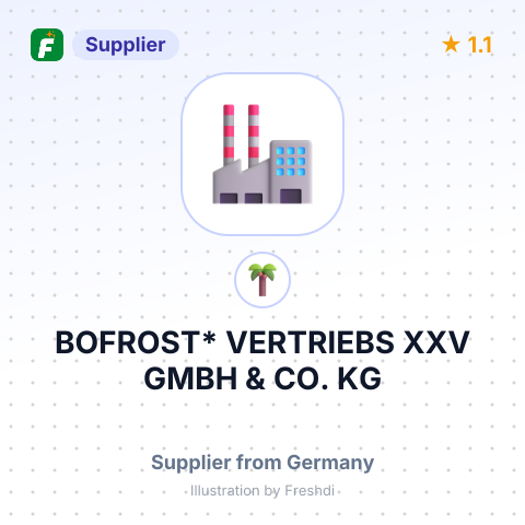 BOFROST* VERTRIEBS XXV GMBH & CO. KG – summary card, no photo uploaded yet