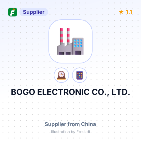 BOGO ELECTRONIC CO., LTD. – summary card, no photo uploaded yet