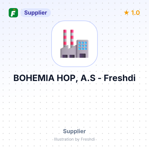 BOHEMIA HOP, A.S – summary card, no photo uploaded yet