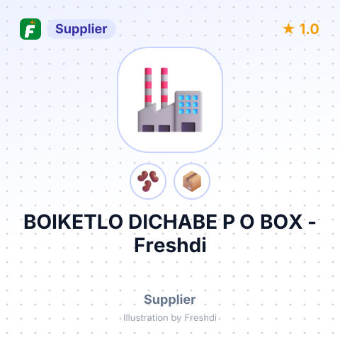 BOIKETLO DICHABE P O BOX – summary card, no photo uploaded yet