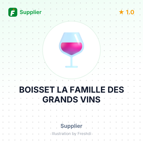 BOISSET LA FAMILLE DES GRANDS VINS – summary card, no photo uploaded yet