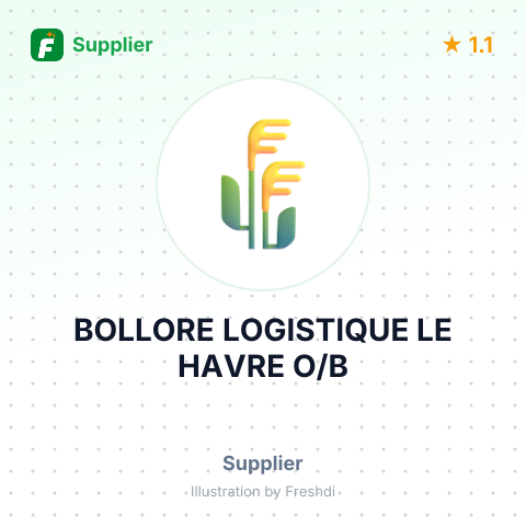 BOLLORE LOGISTIQUE LE HAVRE O/B – summary card, no photo uploaded yet