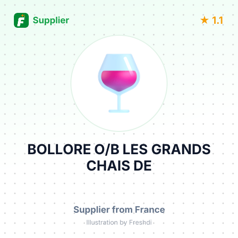 BOLLORE O/B LES GRANDS CHAIS DE – summary card, no photo uploaded yet
