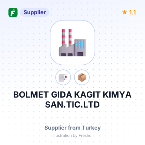 BOLMET GIDA KAGIT KIMYA SAN.TIC.LTD – summary card, no photo uploaded yet